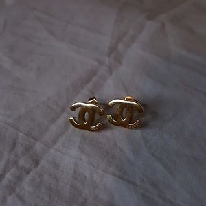 Chanel Classic Logo Earrings
